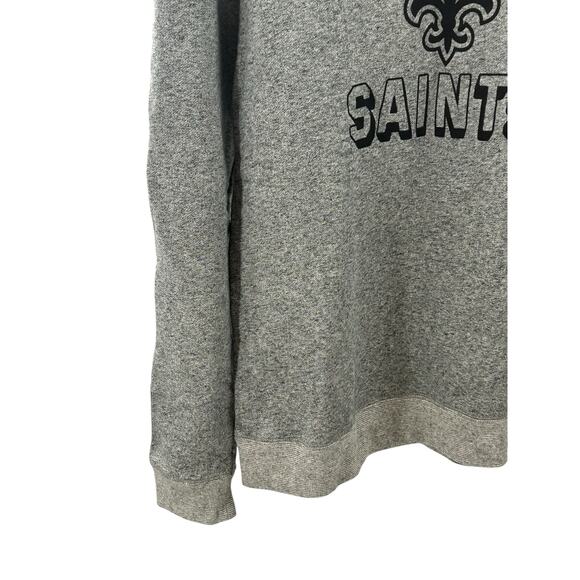 New‎ Orleans Saints NFL Junk Food Formation Fleece Grey Sweatshirt Men’s XL - Picture 5 of 7